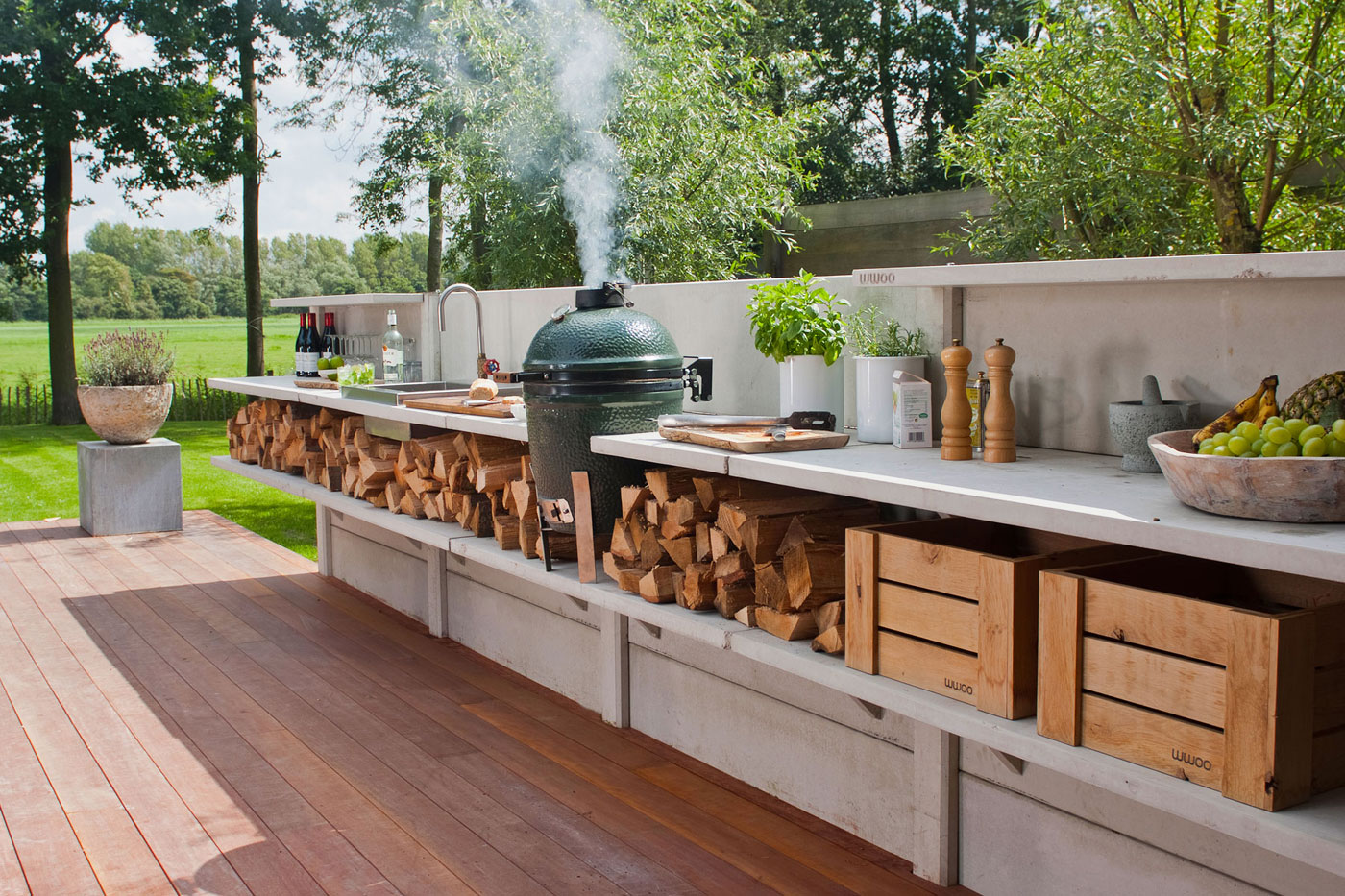 15 best outdoor kitchen ideas and designs - pictures of beautiful outdoor  kitchens QUWWJYE