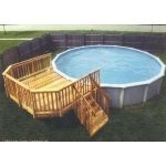 above ground pool decks pool decks for above ground pools for small backyards - google search PXCILJJ