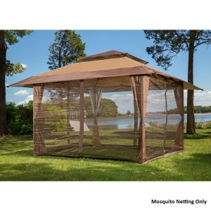 amazon.com: 10u0027 x 10u0027 mosquito netting panels for gazebo canopy: patio,  lawn u0026 garden ANMJYOY
