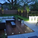 back garden ideas lighting ideas for outdoor gardens, terraces and porches HZRQTTX