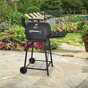 backyard grill mini barrel charcoal grill outdoor porcelain-coated cooking  grid GYAWXOX