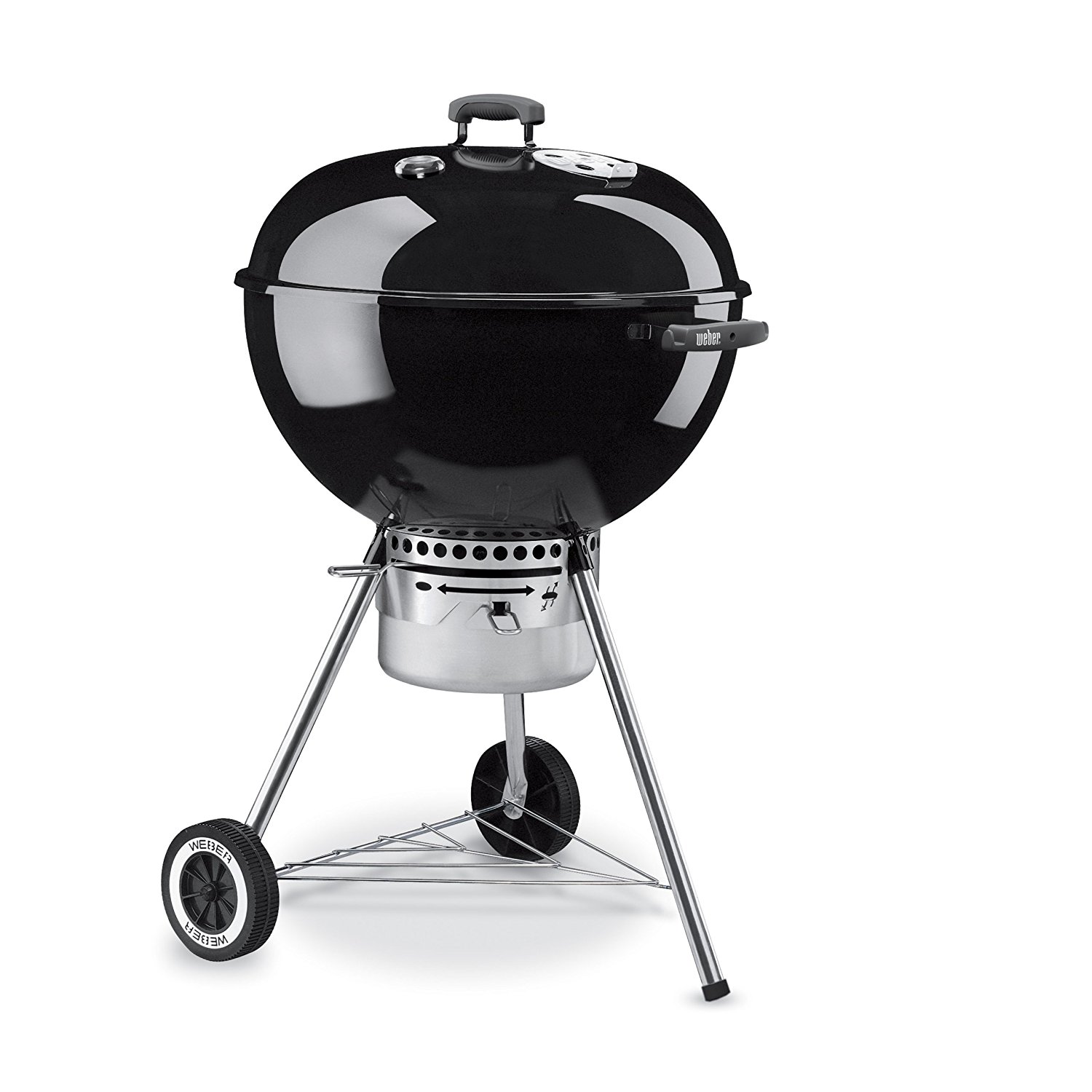 barbecue grill amazon.com: weber 1351001 one-touch gold kettle grill, 22.5-inch, black  (older model): patio, lawn u0026 BDOZXEA