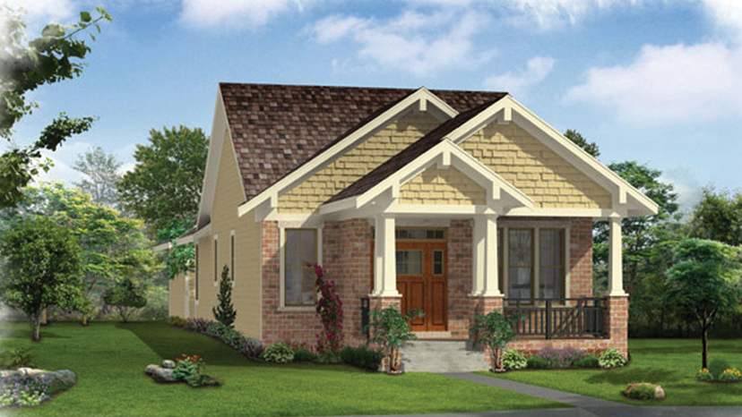 bungalow designs 2 bedroom craftsman bungalow home plan homepw76613 YSGULOU