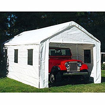 car canopy king canopy white 10 x 20 foot universal enclosed event storage tent canopy OQIBPDV