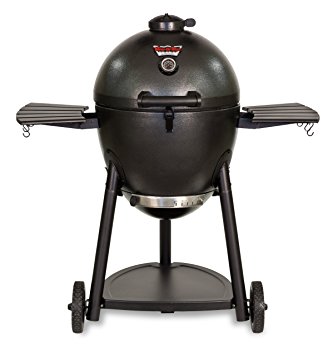 char-griller 16620 akorn kamado kooker charcoal barbecue grill and smoker,  black EMCEILT