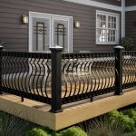 deck railing ideas deckorators black cxt architectural railing BZRCZFR