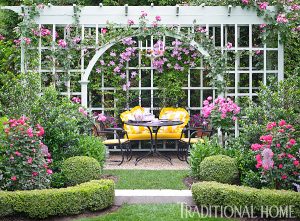 english gardens before and after: enchanting english garden | traditional home RDKHPVR