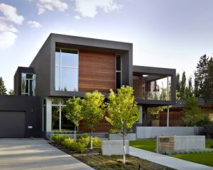 exterior design inspiration for a modern wood exterior home remodel in edmonton - houzz LUUJDTT