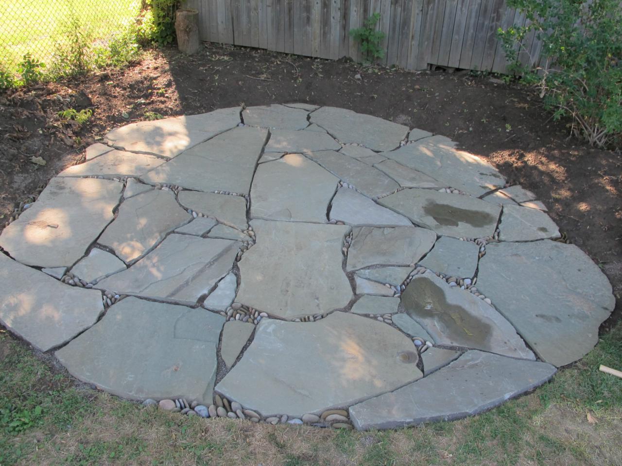 flagstone patio related to: flagstone outdoor spaces patios stone installing BBROSQG