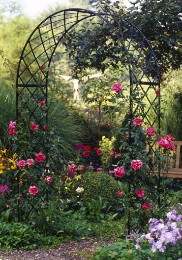 garden arches this site has a great variety of trellises and arbors. garden archesgarden  ... QCDYNJC