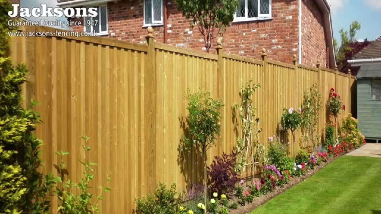 garden fence panels fence panels - youtube KOHFYQD