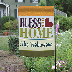 garden flags bless this home personalized garden flag - on sale today! WHICWJV