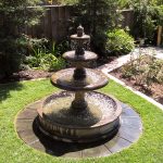 garden fountains outdoor fountain supported with a stone foundation NPDBIUR