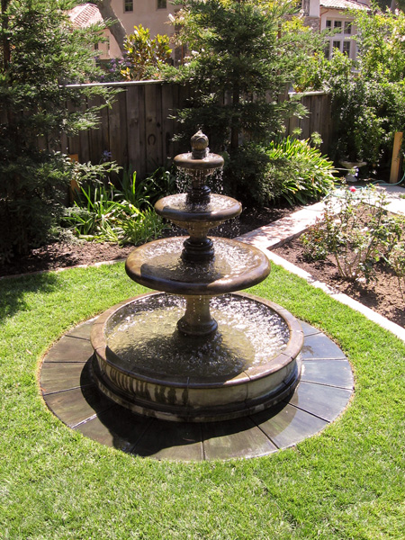 garden fountains outdoor fountain supported with a stone foundation NPDBIUR