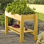 herb garden table with shelf NMDXREU