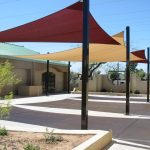 image of: sun shade sail residential patio WIICQDY