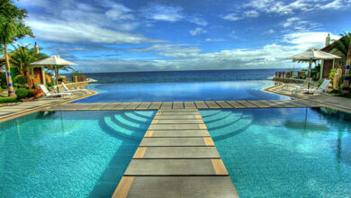 infinity pool in acuatico beach resort, philippines FESNXBH