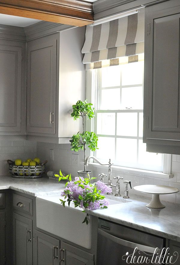 kitchen blinds gray and white more · roman curtainsroman blindskitchen ... PNSLLRR