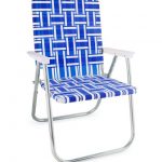 lawn chairs blue and white stripe folding aluminum webbing lawn chair deluxe AHRSDQI