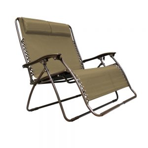 lawn chairs infinity love seat beige metal textilene reclining patio lawn chair XAILUVZ