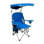 lawn chairs royal blue patio folding chair with sun shade GVBZLUB