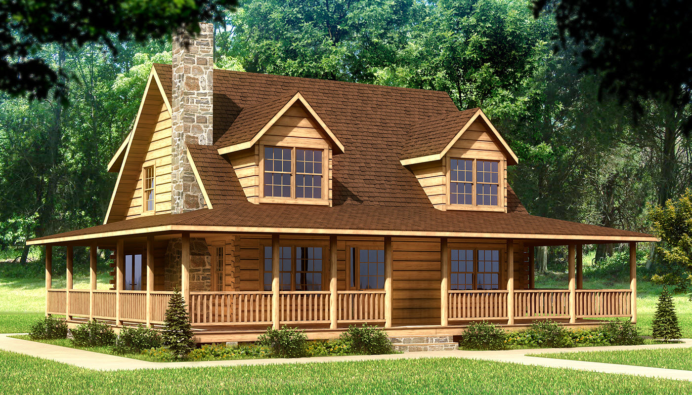 Log Homes Plans for a Natural Living Environment