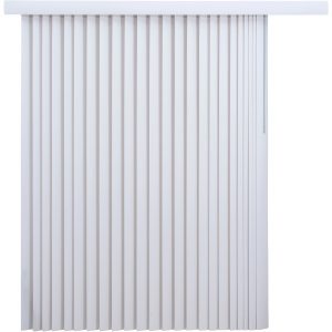 mainstays light-filtering vertical blinds, white - walmart.com FZDQYPS