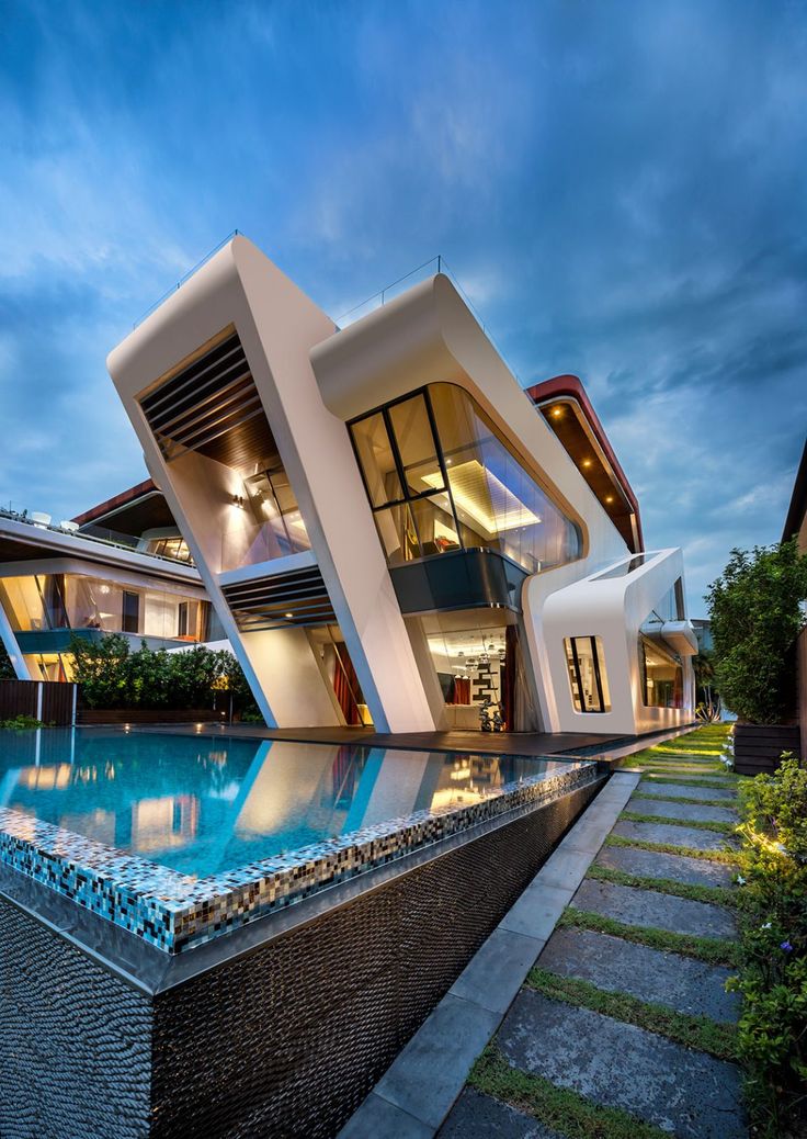 modern house mercurio design lab create a modern villa in singapore MIHJLHZ