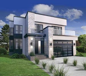 modern house plan 80826pm has a second floor master suite with a wraparound  deck. 3 GWOPUEQ