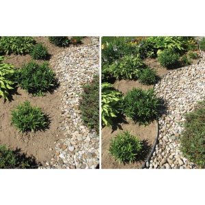 non-painted aluminum landscape edging project kit in silver-1806ml-24c -  the home depot BHGAXEY