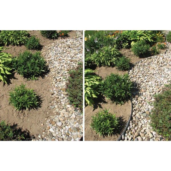 non-painted aluminum landscape edging project kit in silver-1806ml-24c -  the home depot BHGAXEY
