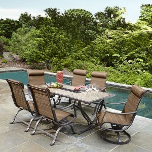 outdoor dining sets ty pennington style palmetto 7 piece patio dining set - sears CBCPZDY