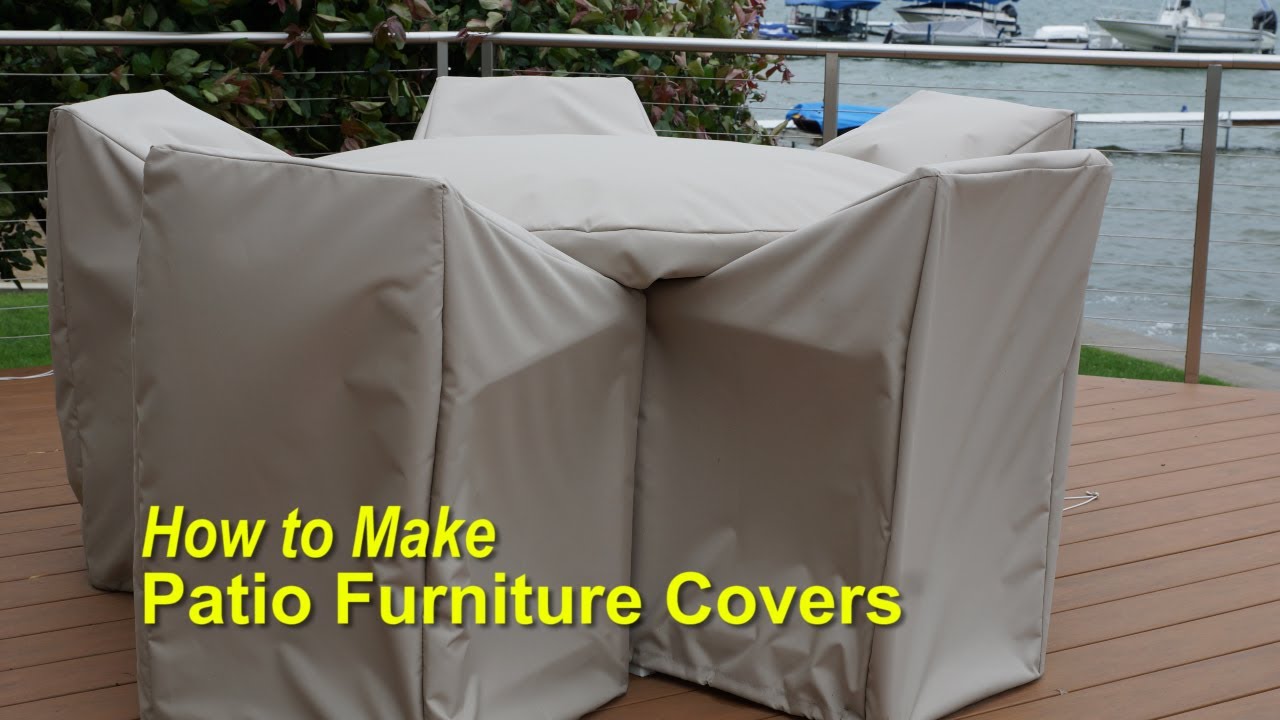 outdoor furniture covers how to make patio furniture covers - youtube AOARBKB