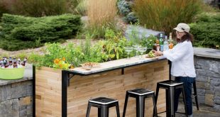 outdoor garden bar and patio planter serves up the fresh PXKAZLC