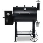 outdoor grill pit boss 820fb wood fired pellet grill w/ flame broiler DMKOQBX