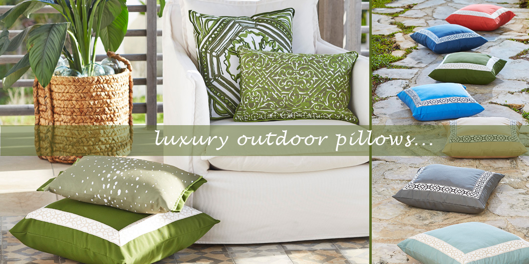 outdoor pillows bring the style you want to the great outdoors with the designer pillow  shopu0027s collection of RHQIAKN