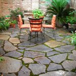 outdoor small backyard landscaping ideas with installing flagstone patio  stone backyard patio garden decor ideas WAXOXJK