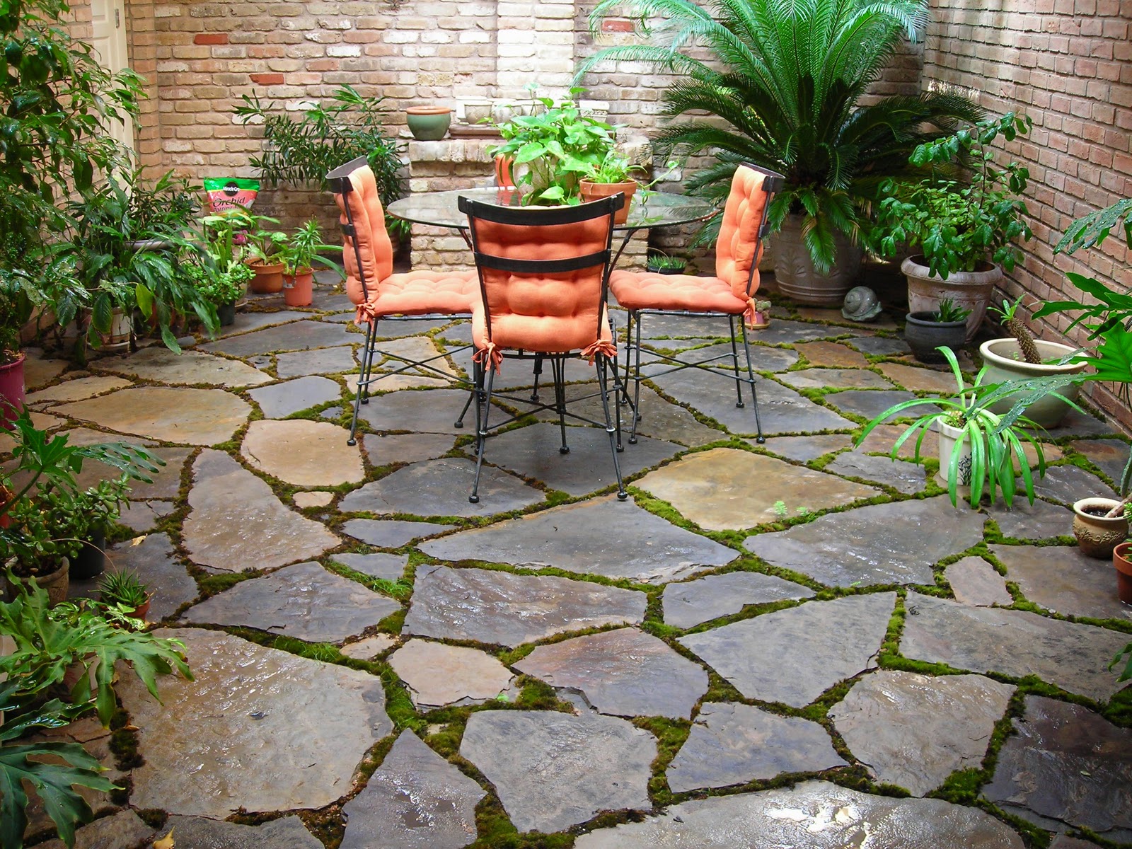 outdoor small backyard landscaping ideas with installing flagstone patio  stone backyard patio garden decor ideas WAXOXJK