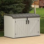 outdoor storage best seller lifetime horizontal storage box, gray LKKSPYQ