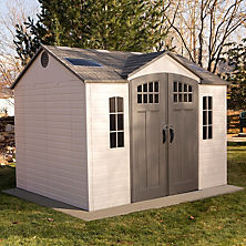 outdoor storage sheds best seller lifetime 10u0027 x 8u0027 outdoor storage shed with carriage doors IIRGSOP