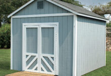 outdoor storage sheds wood UTXTASC