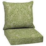 patio chair cushions display product reviews for green stencil glenlee damask deep seat patio  chair cushion for deep seat LHYVMNC