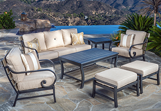 patio furniture collections. seating sets HIXCLBO