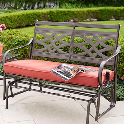 patio furniture cushions bench u0026 glider cushions GNOKKKG