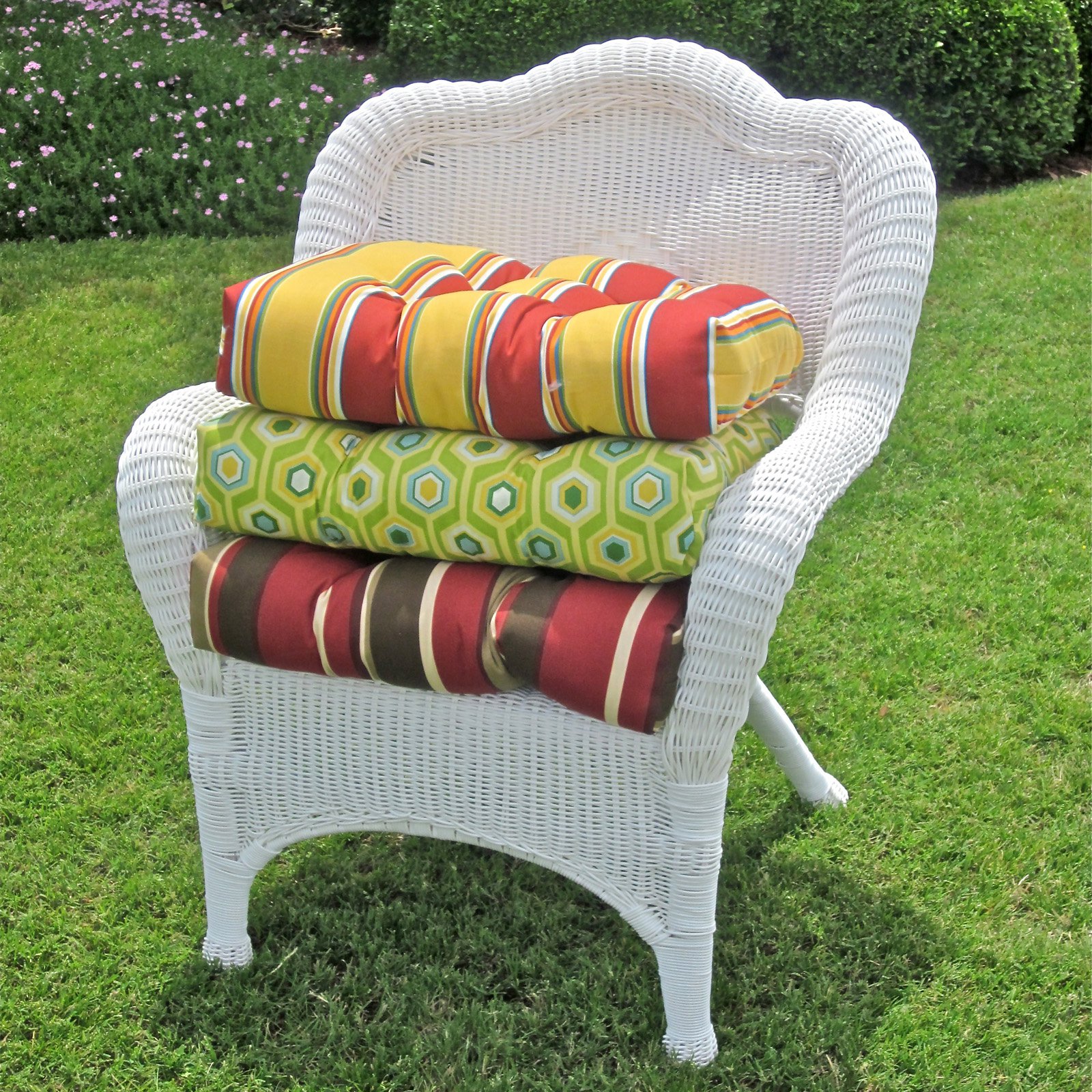 patio furniture cushions outdoor wicker chair cushion - outdoor cushions at hayneedle ZICAMPN