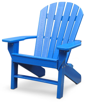 plastic adirondack chairs model pb-adsea | seaside commercial grade recycled plastic adirondack chair  (blue) BDUWMPZ