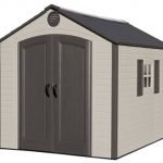 plastic sheds lifetime sheds 8x10 plastic shed kit - ridge skylight AYEBGEC