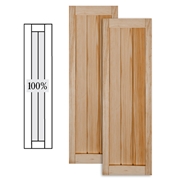 wood shutters wood v-groove shutters ... PSXOJFM