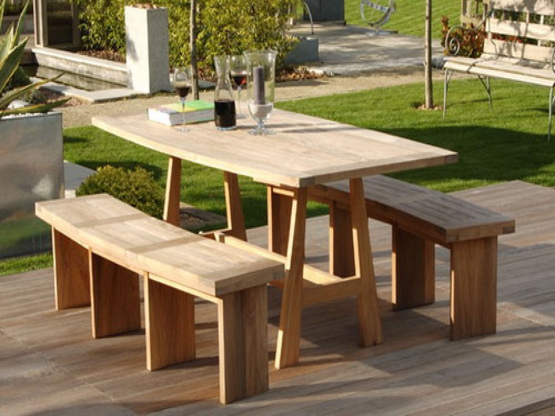 wooden garden furniture pleasant design garden benches home fine decoration patio. round wood  picnic tables UIYKCJS