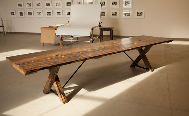 Order a trestle table for your house or farm house & give it an antique look